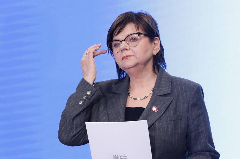 Minister zdrowia Izabela Leszczyna, fot. PAP/Tomasz Gzell