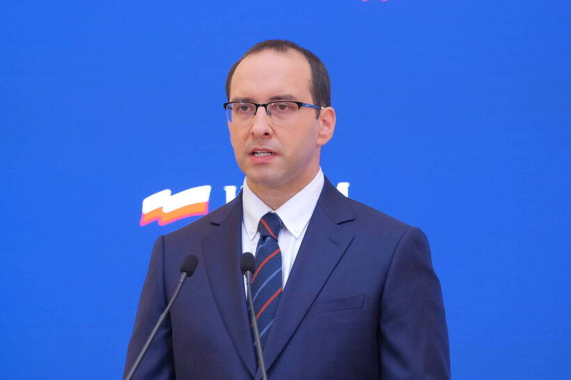 міністр Станіслав Жарин, Fot. PAP/Mateusz Marek