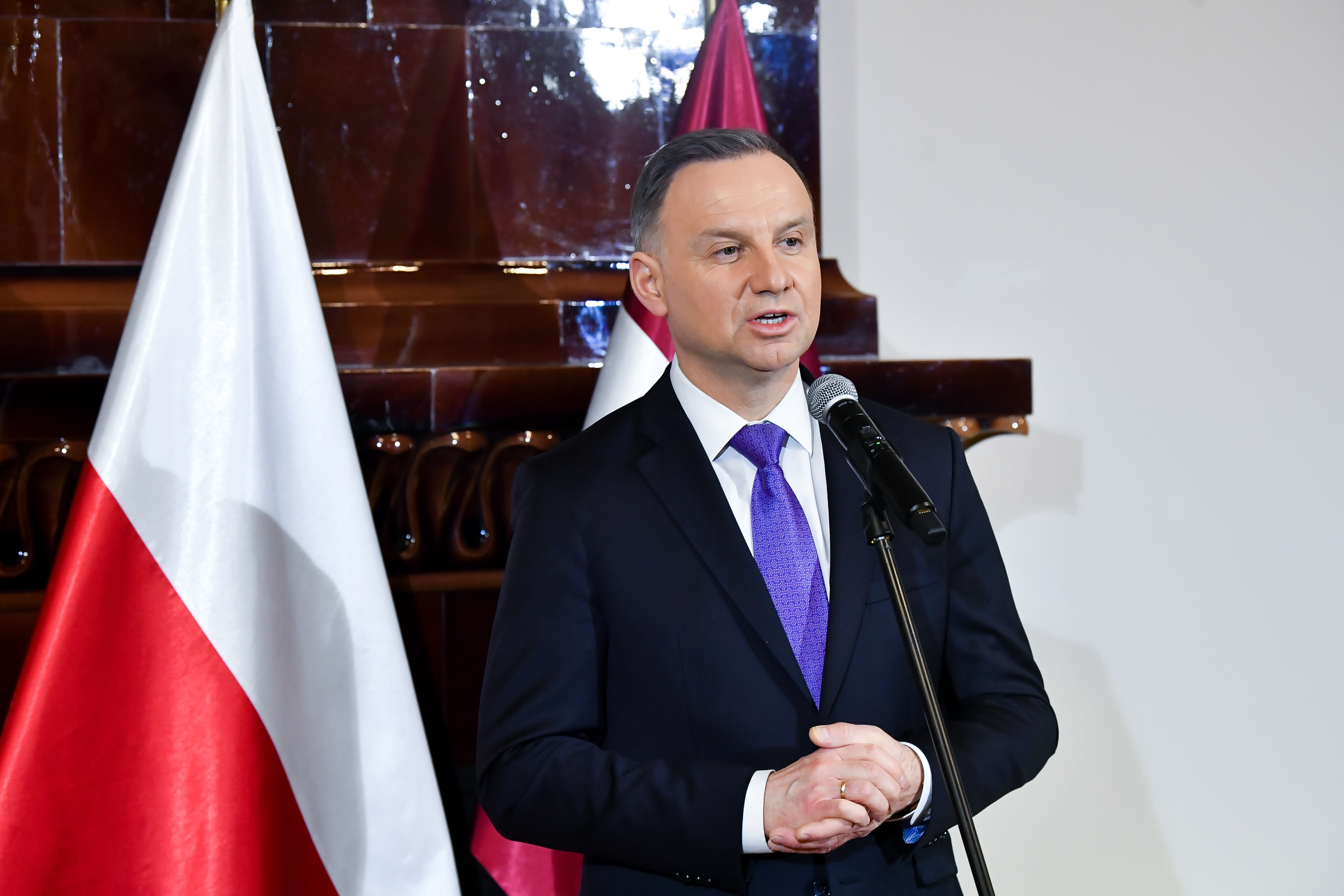 Президент Польщі Анджей Дуда. Fot. PAP/Andrzej Lange