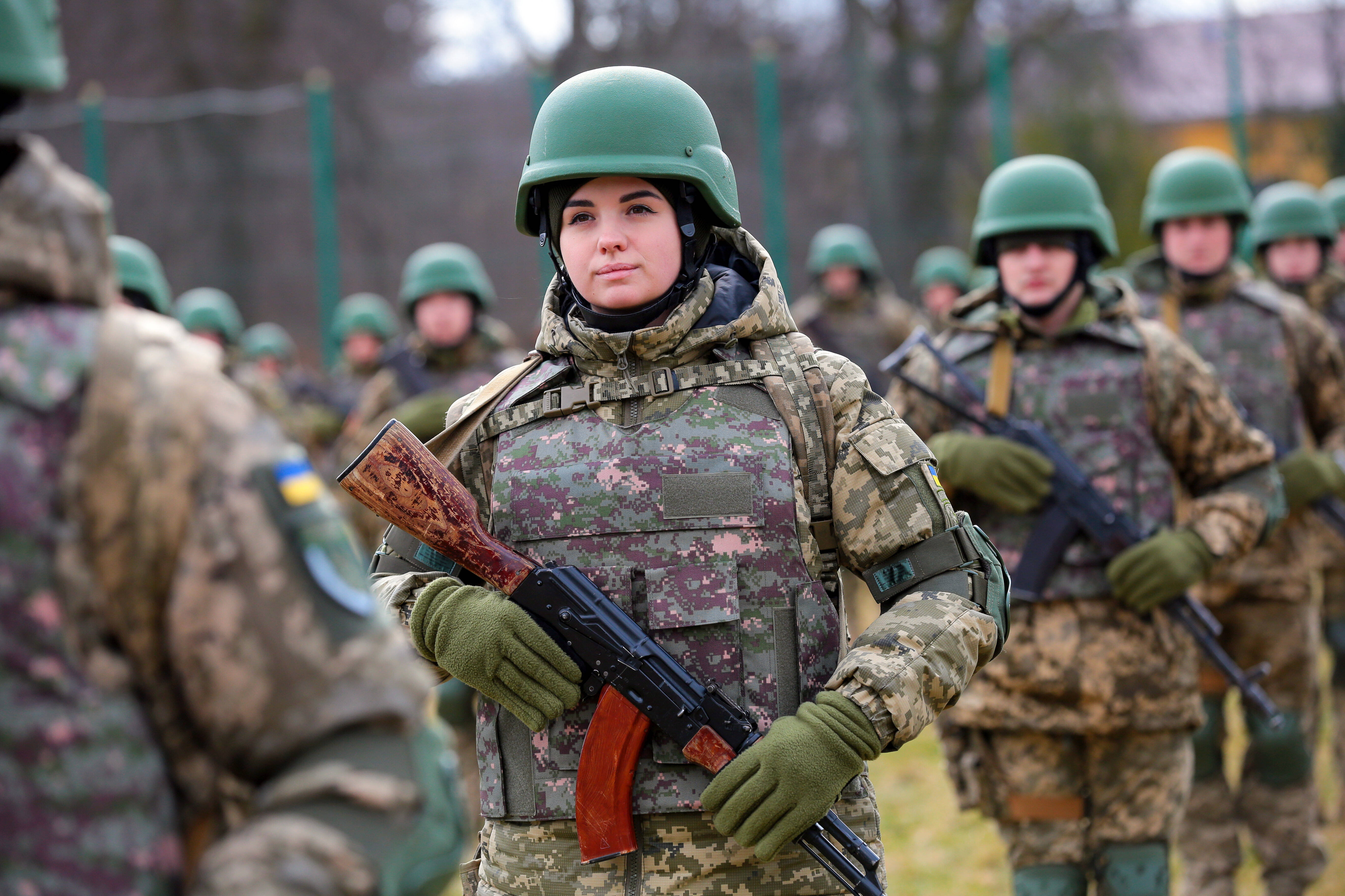 Українська військова, Fot. PAP/UKRINFORM