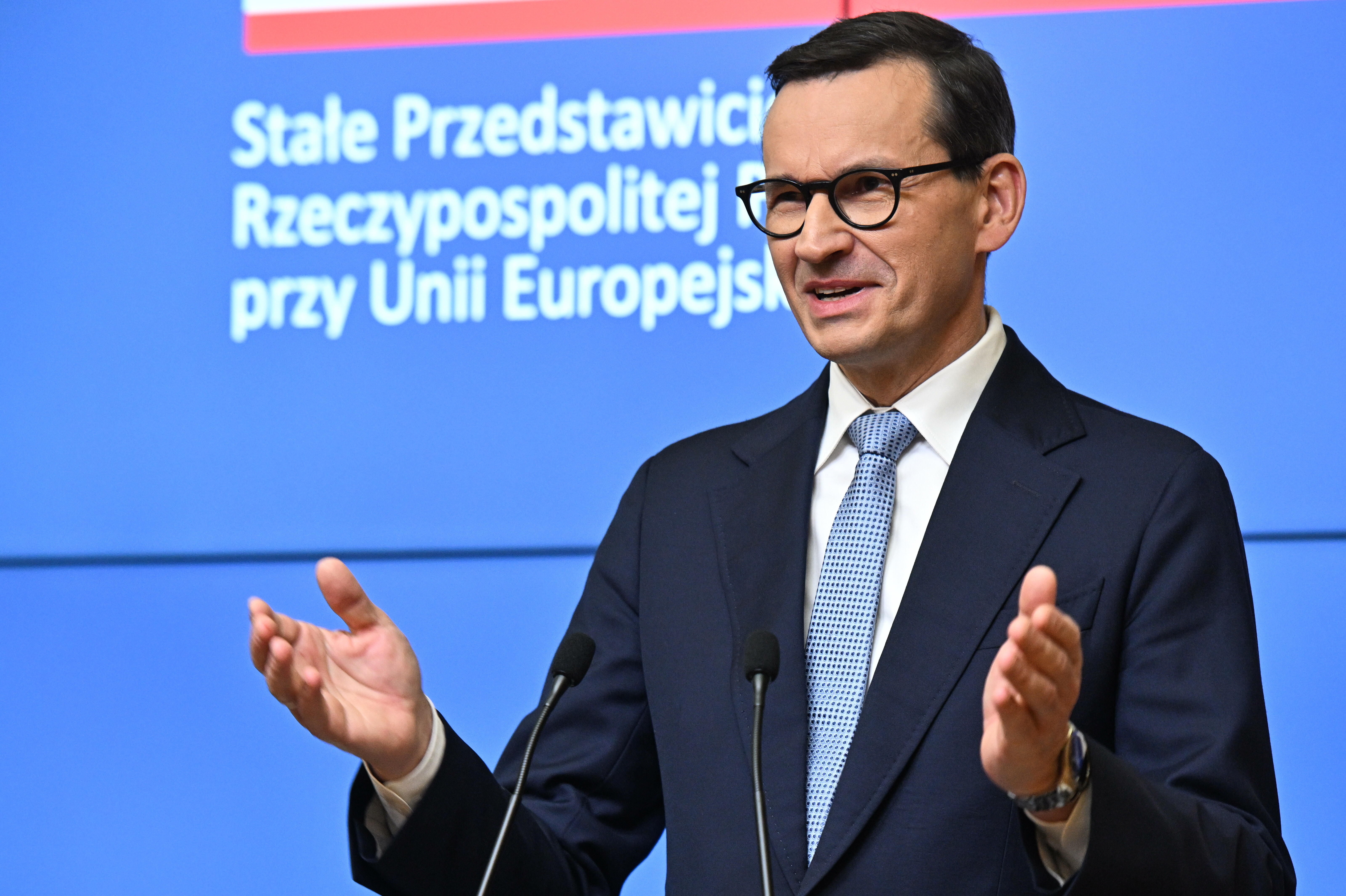 Прем`єр-міністр Польщі Матеуш Моравецький. Fot. PAP/Radek Pietruszka