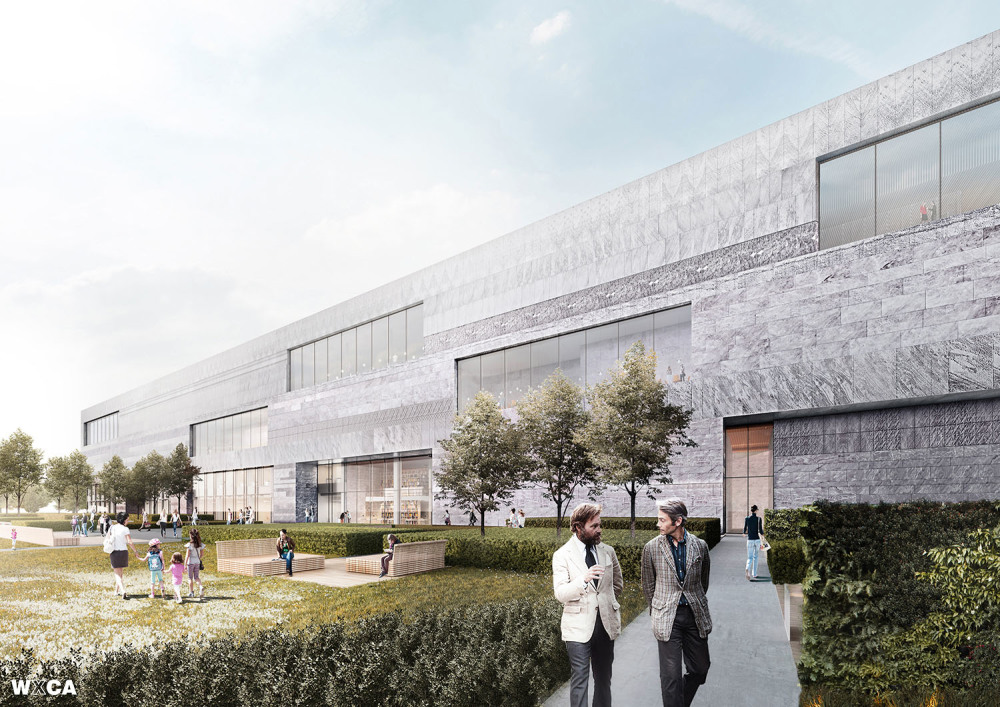 Wizualizacja - widok budynku Muzeum Historii Polski. Fot. MHP