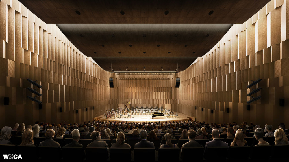 Wizualizacja audytorium Muzeum Historii Polski. Fot. MHP