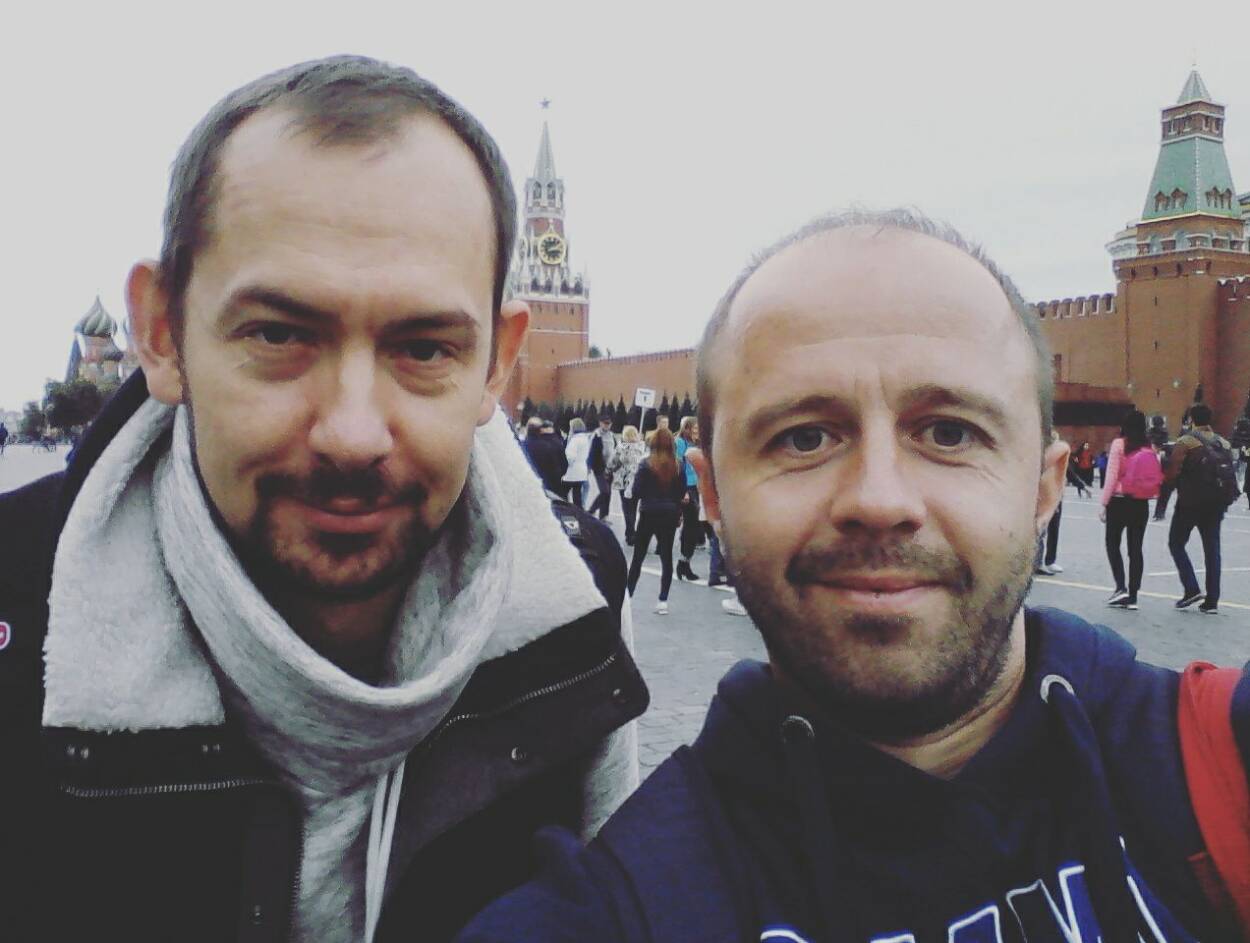  Dziennikarz Roman Cymbaluk mieszkał w Rosji przez 13 lat Fot. Archiwum prywatny