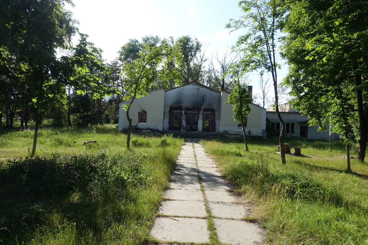 Jahidne, Dom Kultury, Fot. PAP/Kamila Wronowska