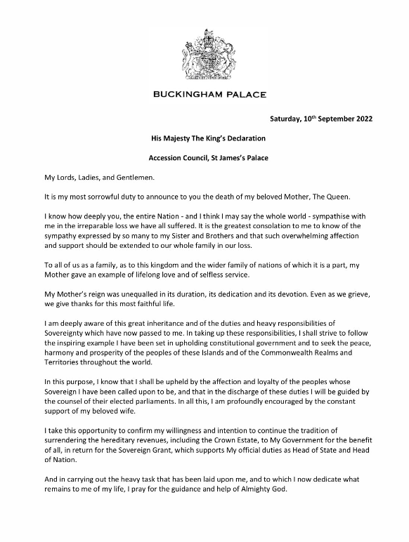 Królewska deklaracja