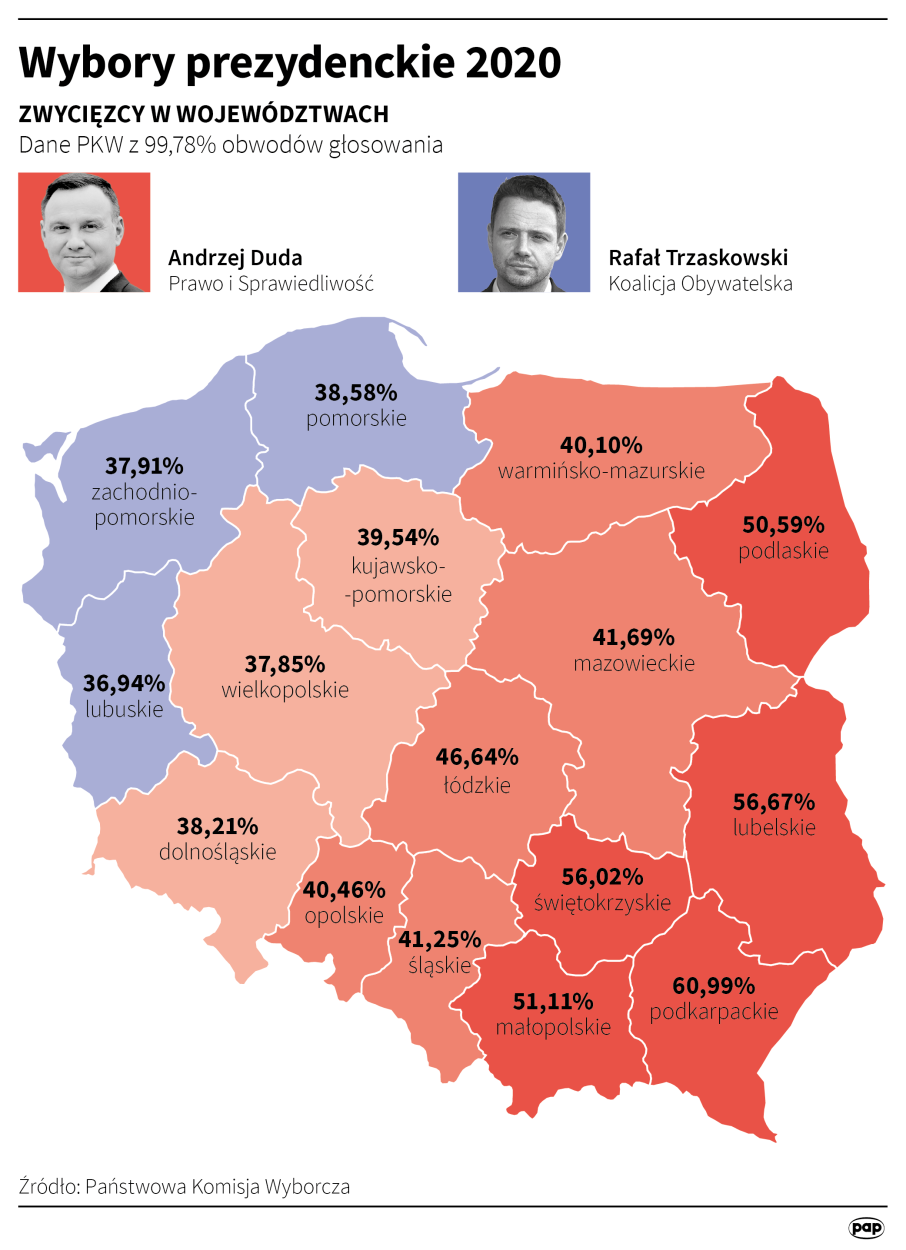 Fot. PAP/Infografika/Maciej Zieliński