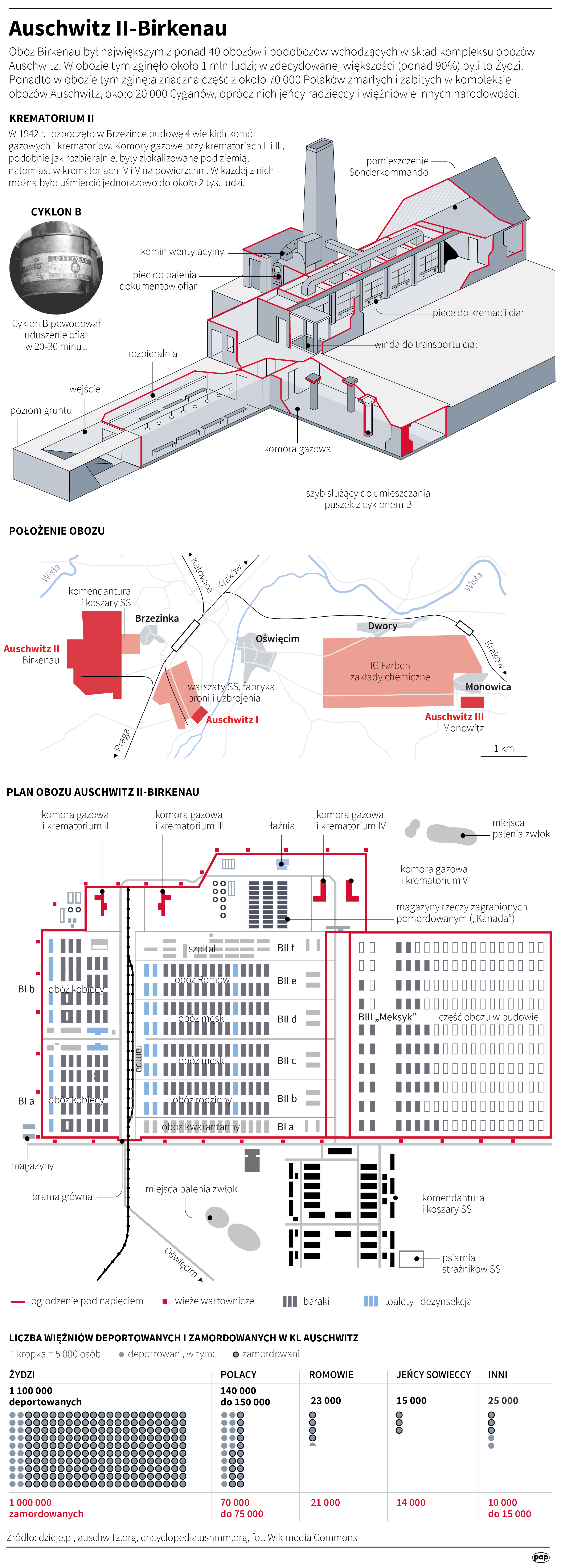Auschwitz II-Birkenau. Autorzy: PAP/Maria Samczuk, PAP/Małgorzata Latos, PAP/Maciej Zieliński
