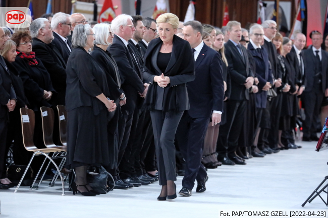 Andrzej Duda, Agata Kornhauser-Duda. Fot. PAP/Tomasz Gzell