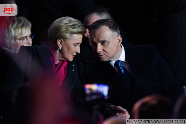 Agata Kornhauser-Duda, Andrzej Duda, fot. PAP/Piotr Nowak