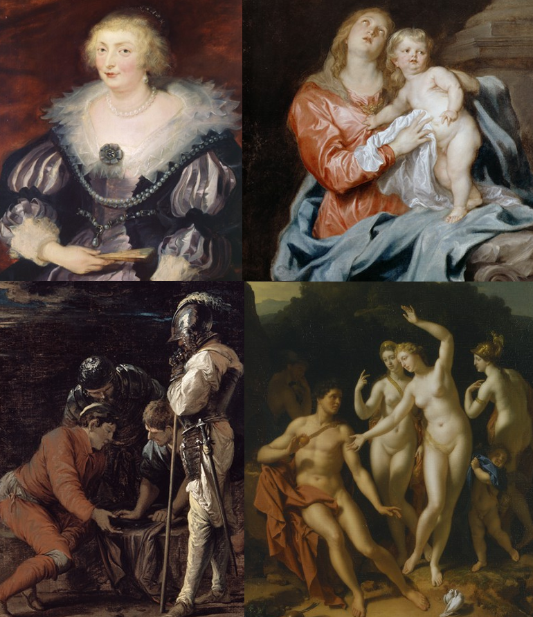 Kolaż obrazów - Łazienki Królewskie