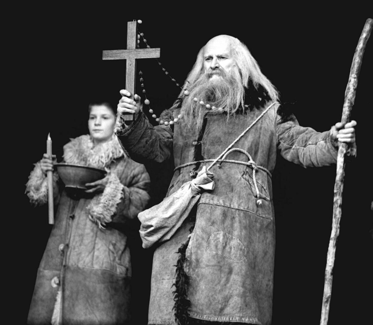 Próba generalna spektaklu "Dziady". Fot. Fot. PAP/CAF/Mariusz Szyperko