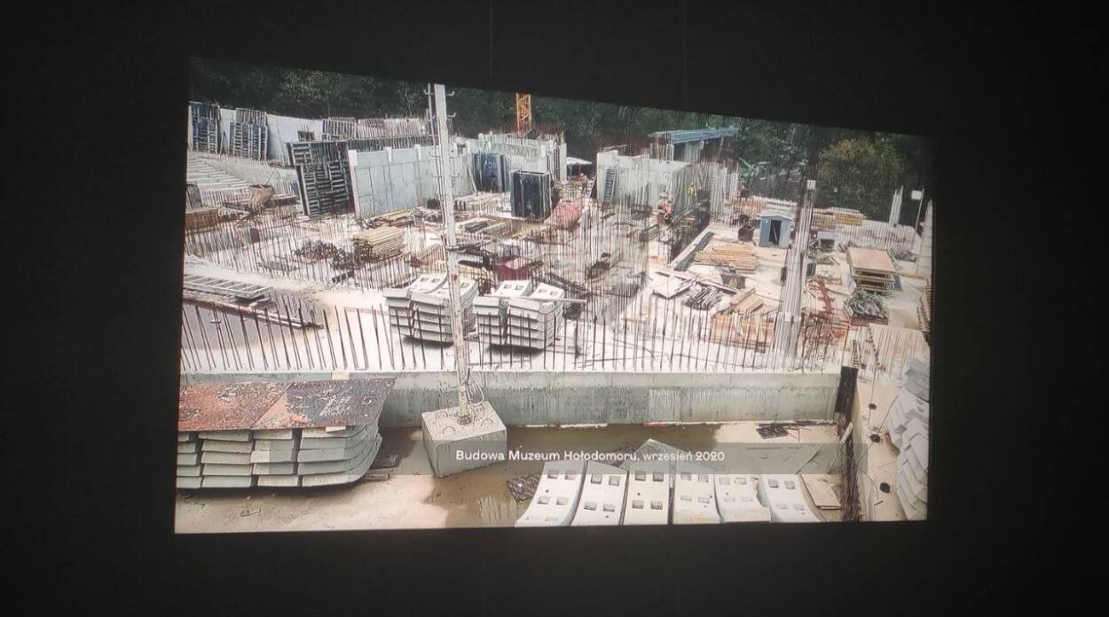 Budowa Muzeum. Wrzesień 2020. Fot. PAP/ Dmytro Menok