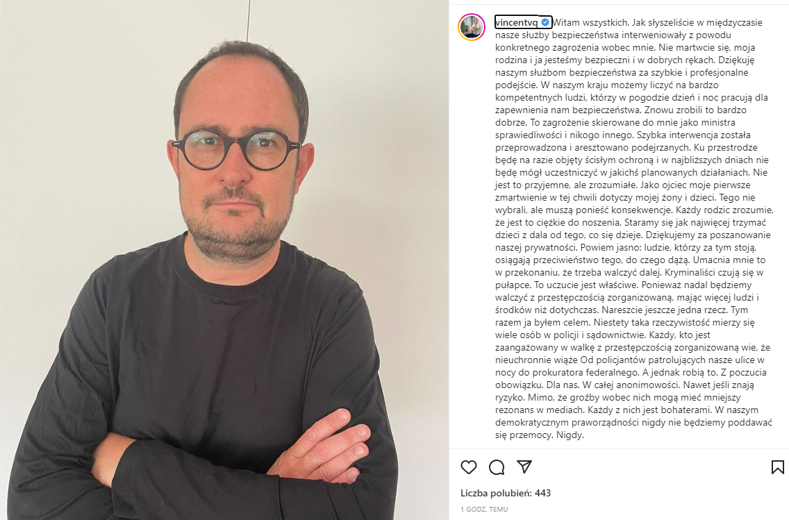 Fot. i tłumaczenie Instagram