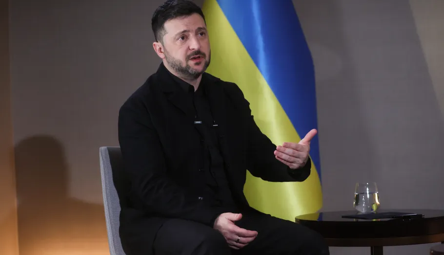 Wołodymyr Zełenski Fot. PAP/Leszek Szymański