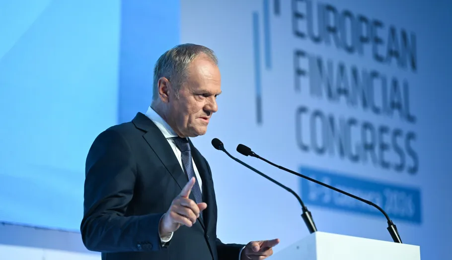 Premier Donald Tusk. Fot. PAP/Adam Warżawa