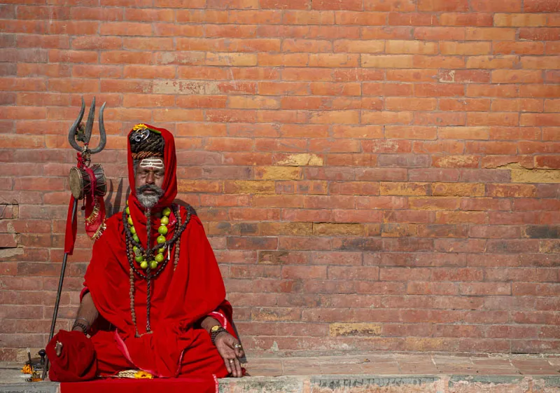 Nepal. Hinduskie święto Shivaratri czyli Wielka noc Śiwy Fot. PAP/ EPA/NARENDRA SHRESTHA 