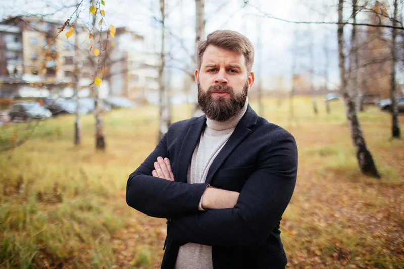 Dziennikarz Jakub Korus, fot. PAP/Albert Zawada