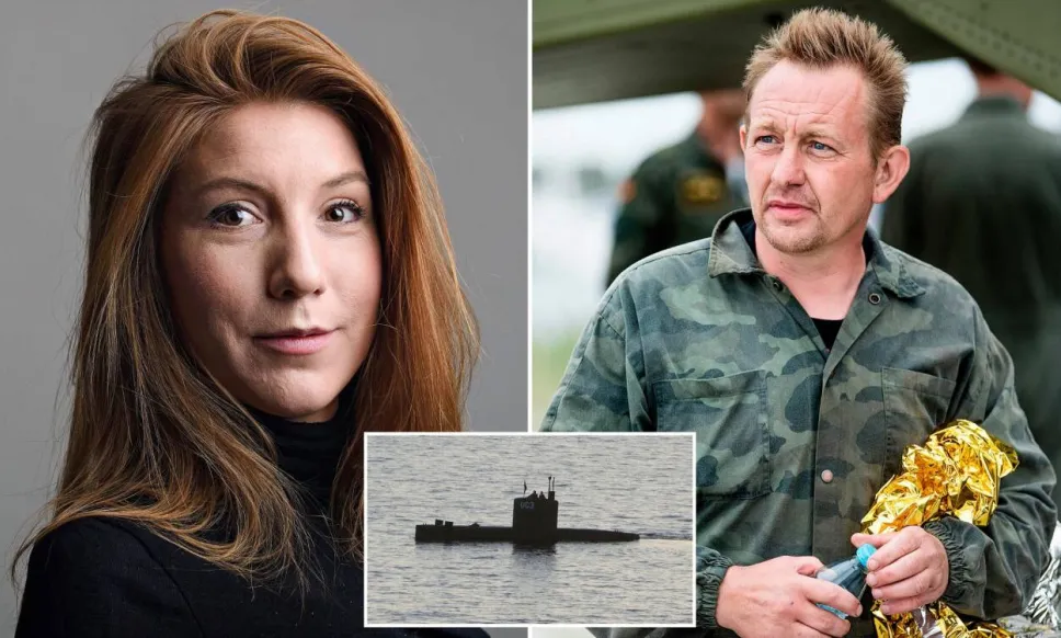 Kim Wall, Peter Madsen. Fot. Twitter