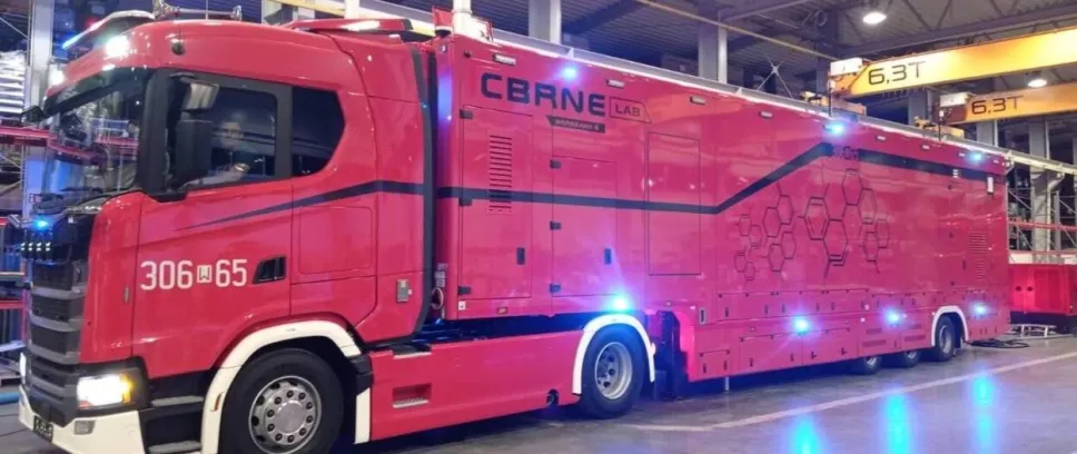 Samochody – laboratoria do działań związanych z zagrożeniem CBRNE. Fot. gov.pl