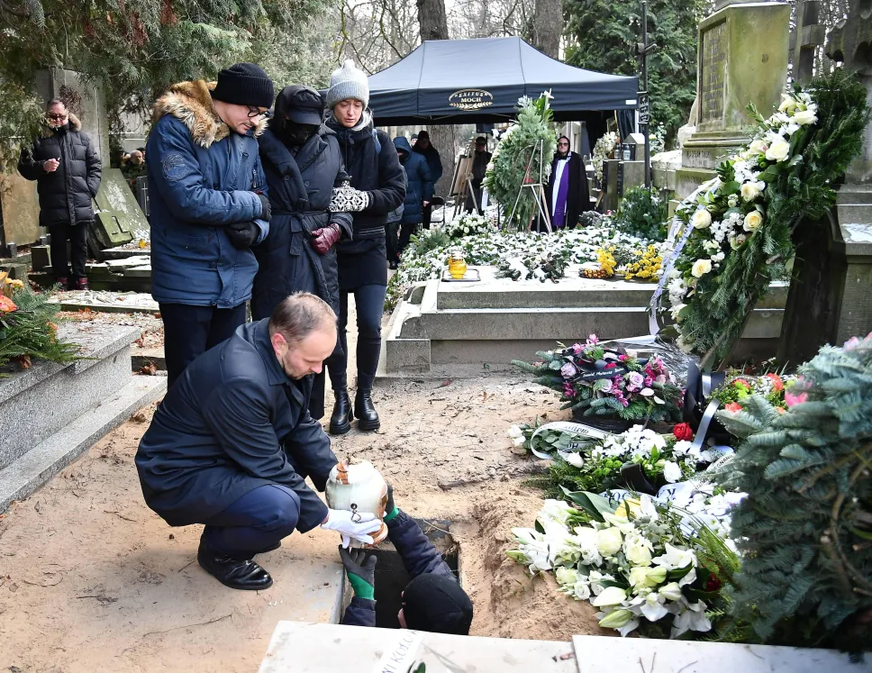 Pogrzeb Macieja Damieckiego. Fot. PAP/FOTON