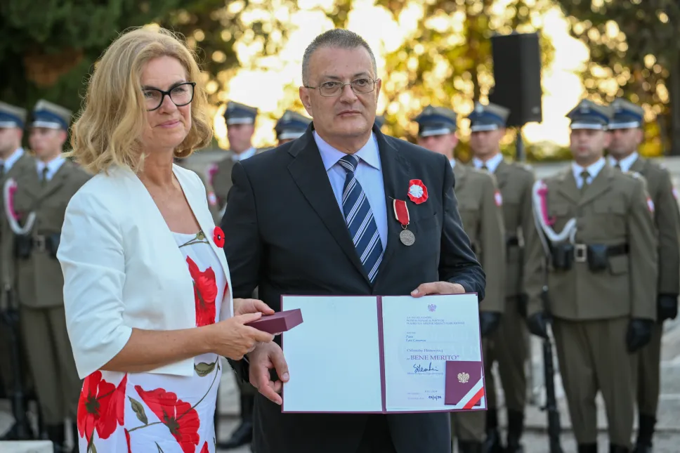 W Loreto upamiętniono w środę żołnierzy 2. Korpusu Polskiego, którzy 80 lat temu, walcząc z Niemcami, wyzwalali miasta włoskiej Marchii nad Adriatykiem. Fot. PAP/Przemysław Piątkowski