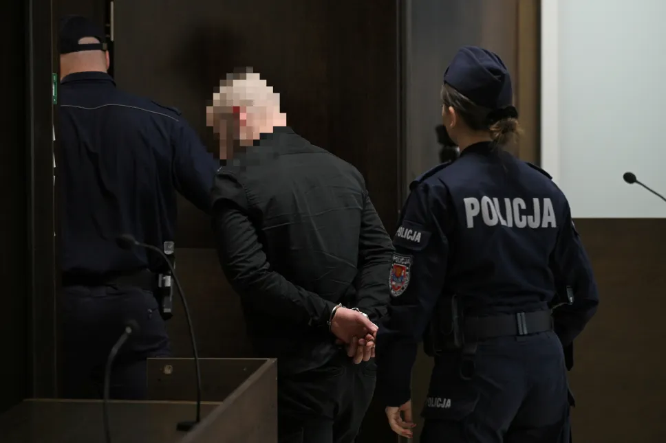 Oskarżony Damian G. Fot. PAP/Marcin Obara