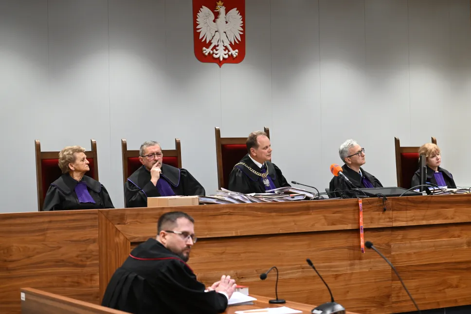 Proces Bartłomieja B. w Sądzie Okręgowym w Zamościu. Fot. PAP/Wojtek Jargiło