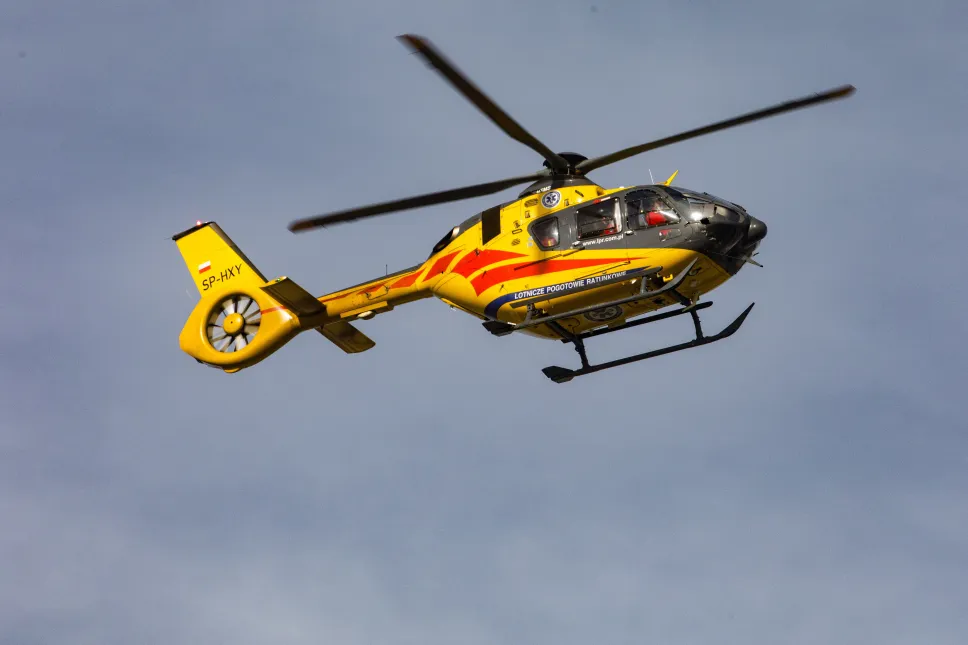  Ćwiczenia ratownicze NOKIA 25 na terenie Portu Lotniczego Wrocław. Fot. PAP/Krzysztof Ćwik