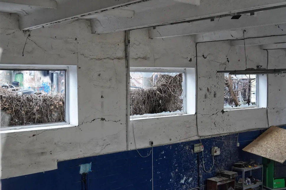 Zniszczenia spowodowane rosyjskim atakiem w Odessie. Fot. PAP/Alena Solomonova