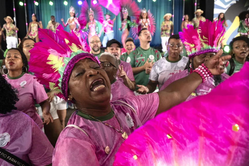 Karnawał w Rio de Janeiro Fot. PAP/EPA/ANDRE COELHO