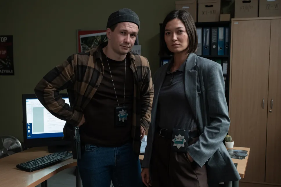 Kadr z serialu "Młode gliny". Fot. Materiały prasowe