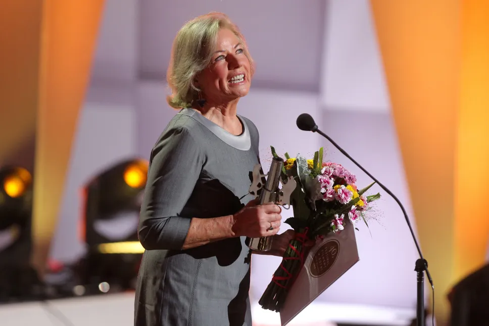 Bożena Dykiel w 2015 r. Fot. PAP/Piotr Wittman