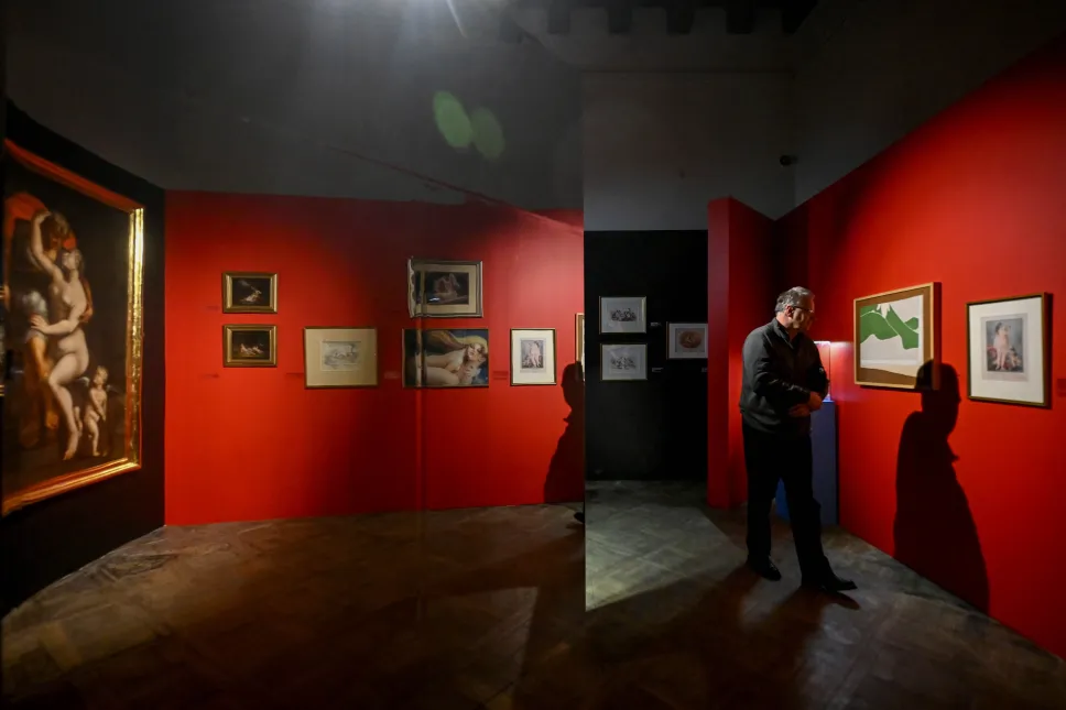 Otwarcie wystawy czasowej „Miłość” w Dawnym Pałacu Biskupów Krakowskich w Kielcach. Fot. PAP/Piotr Polak