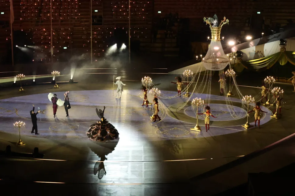 Ceremonia zakończenia Igrzysk Olimpijskich 2026 w Arenie Olimpijskiej w Weronie. Fot. PAP/EPA/TERESA SUAREZ