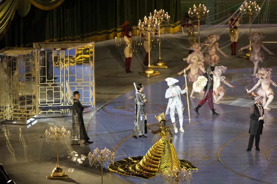 Ceremonia zakończenia Igrzysk Olimpijskich 2026 w Arenie Olimpijskiej w Weronie. Fot. PAP/EPA/SALVATORE DI NOLFI