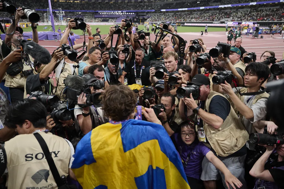 Armand Duplantis. Fot. PAP/Adam Warżawa