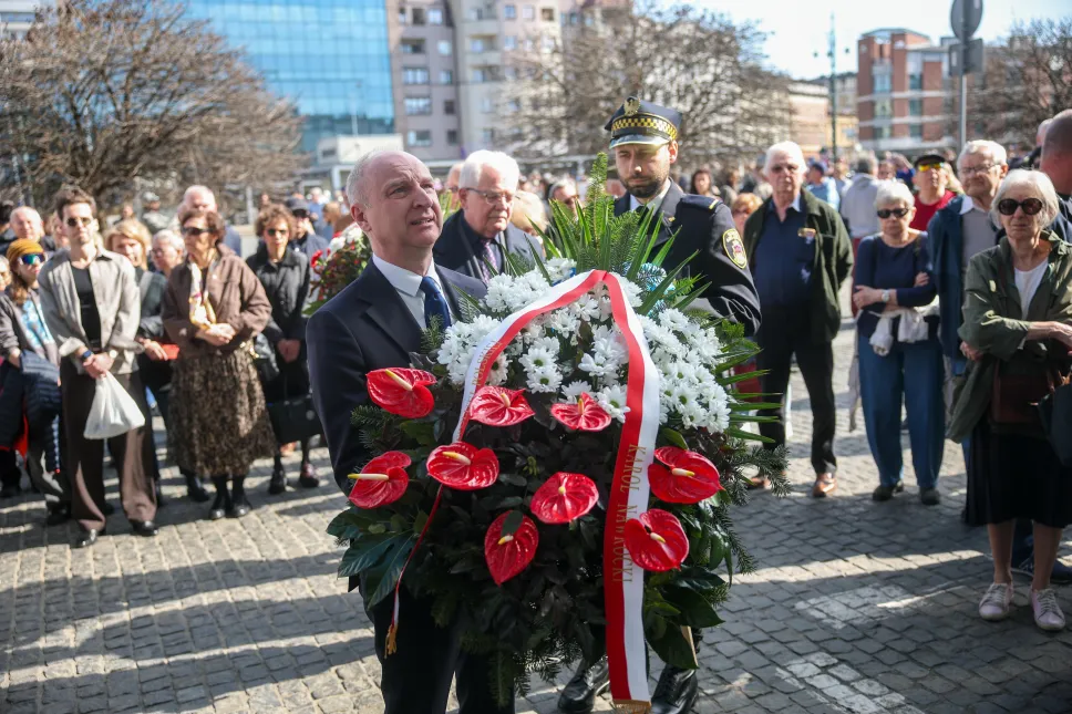 Marsz Pamięci z okazji 83. rocznicy likwidacji getta krakowskiego. Fot. PAP/	Łukasz Gągulski
