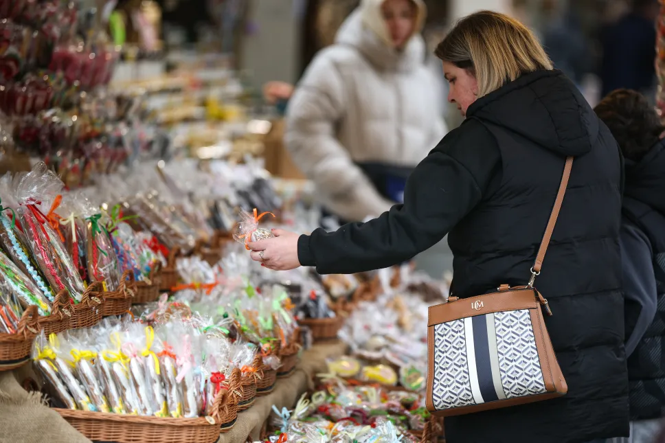 Otwarcie Jarmarku Wielkanocnego na Rynku Głównym w Krakowie. Fot. PAP/Łukasz Gągulski