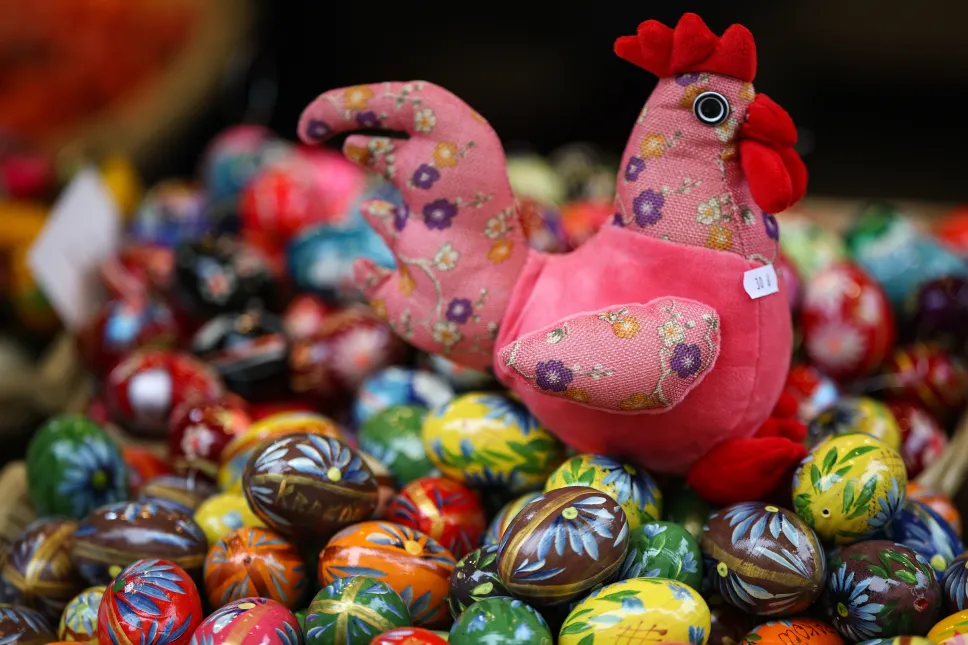 Otwarcie Jarmarku Wielkanocnego na Rynku Głównym w Krakowie. Fot. PAP/Łukasz Gągulski