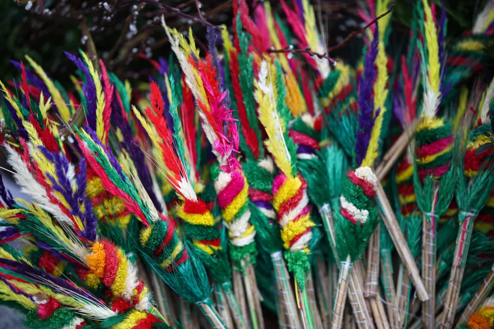 Otwarcie Jarmarku Wielkanocnego na Rynku Głównym w Krakowie. Fot. PAP/Łukasz Gągulski