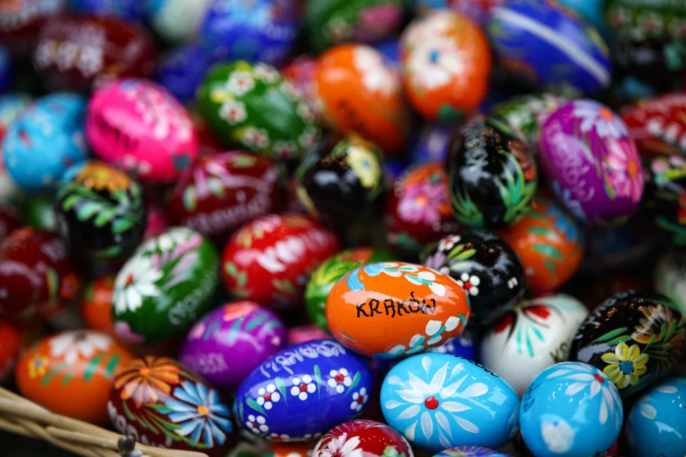 Otwarcie Jarmarku Wielkanocnego na Rynku Głównym w Krakowie. Fot. PAP/Łukasz Gągulski