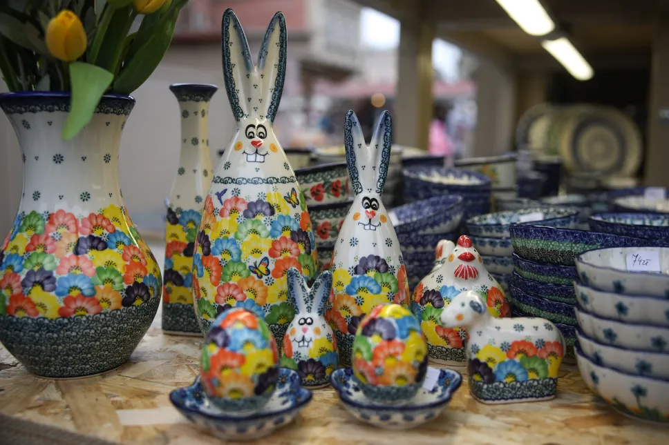 Otwarcie Jarmarku Wielkanocnego na Rynku Głównym w Krakowie. Fot. PAP/Łukasz Gągulski