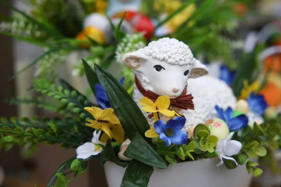 Otwarcie Jarmarku Wielkanocnego na Rynku Głównym w Krakowie. Fot. PAP/Łukasz Gągulski