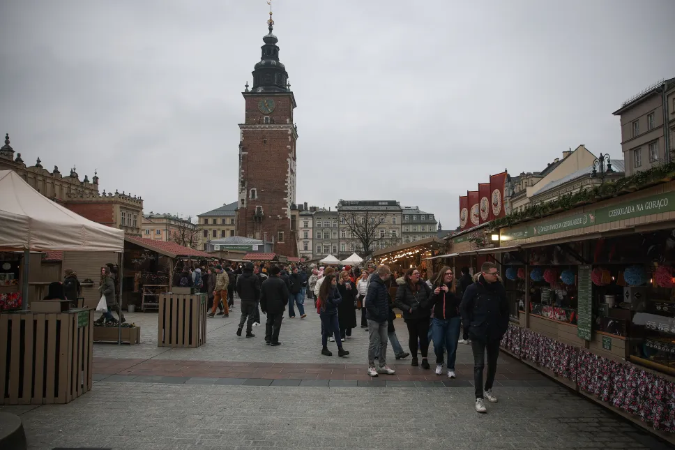 Otwarcie Jarmarku Wielkanocnego na Rynku Głównym w Krakowie. Fot. PAP/Łukasz Gągulski