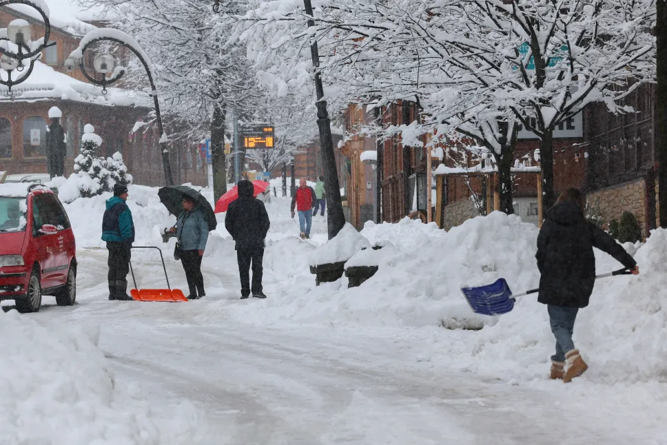 Powrót zimy w Zakopanem. Fot. PAP/Grzegorz Momot