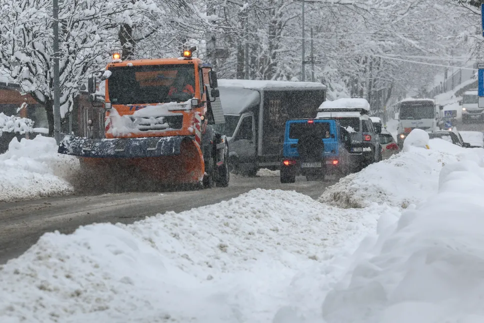 Powrót zimy w Zakopanem. Fot. PAP/Grzegorz Momot