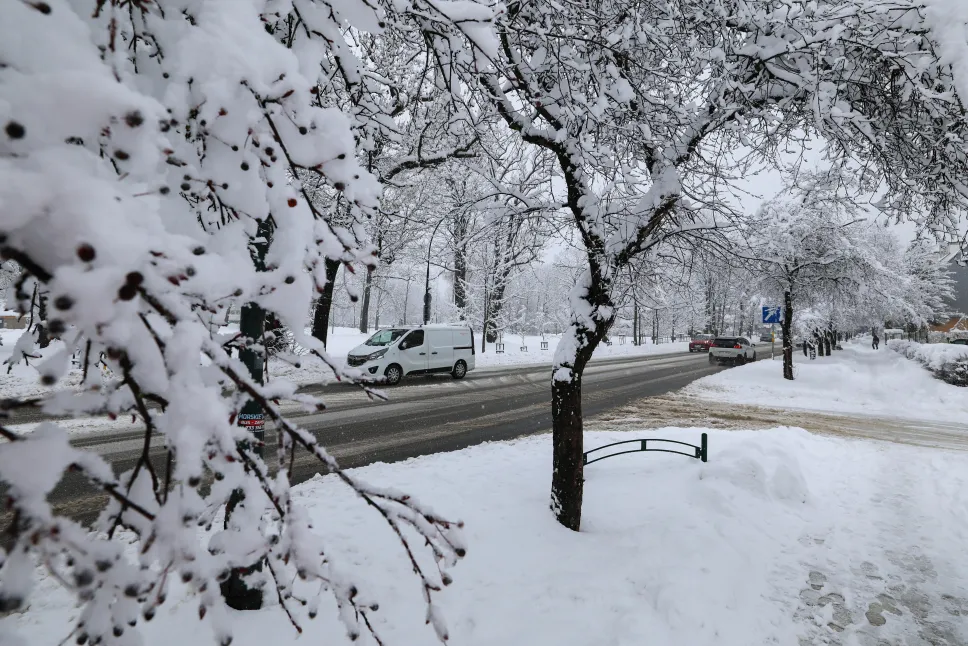 Powrót zimy w Zakopanem. Fot. PAP/Grzegorz Momot