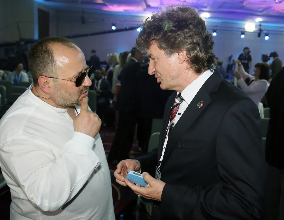 Andrzej Gąsiorowski, Bogusław Bagsik. Fot. PAP/Tomasz Gzell