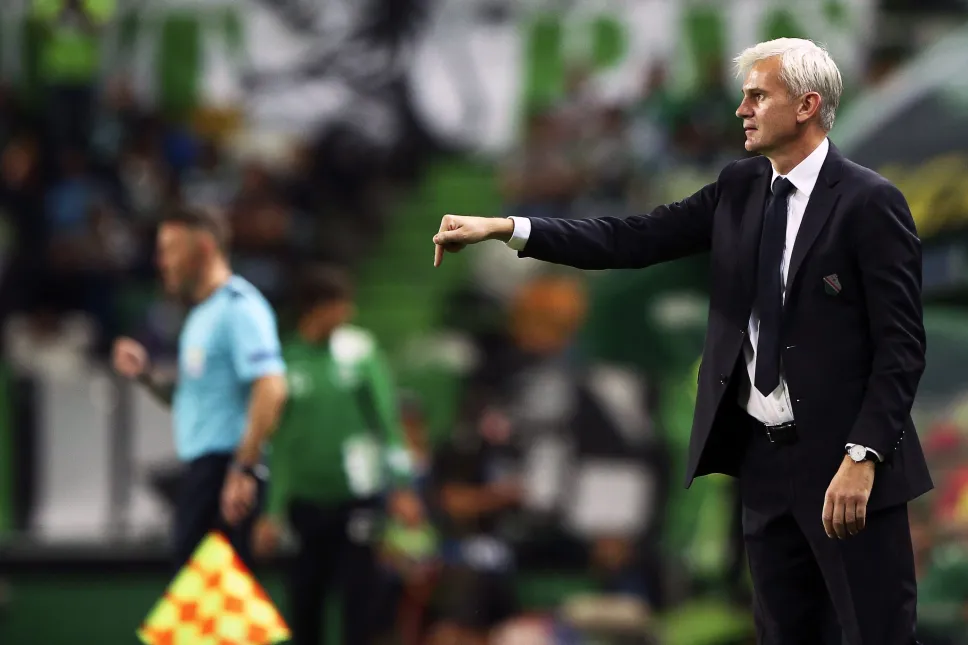 Jacek Magiera trenerem Legii Warszawa. Fot. PAP/EPA/ANTONIO COTRIM